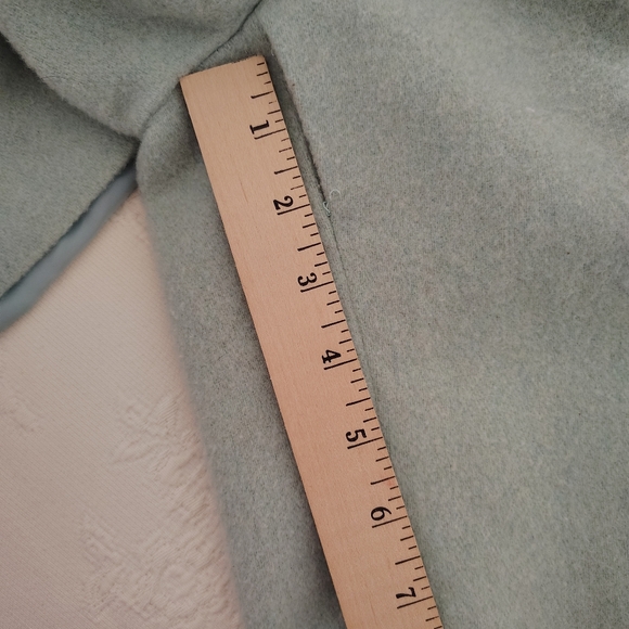 White Stag Women's Mint Green Blazer With Matching Turtle Neck Size 16 - Picture 15 of 15